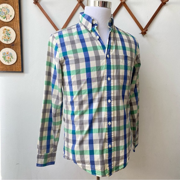 Jack Spade Colorful Checkered Button Down Shirt - Picture 7 of 16